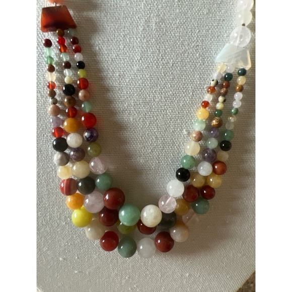 Gemstone Beaded Necklace - Picture 2 of 7